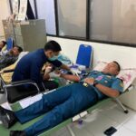 Danlanudal Sabang Ikuti Donor Darah Hari Amal Bakti Kementerian Agama Ke-79 Tahun 2024
