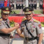 Polda Sumbar Gelar Tradisi Farewell and Welcome Parade Kapolda Sumbar