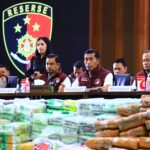 BARESKRIM POLRI UNGKAP 6.881 KASUS NARKOBA DALAM DUA BULAN, 9.586 TERSANGKA DITANGKAP DAN 4,171 TON NARKOTIKA