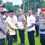 Kapolres Agam AKBP Muhammad Agus Hidayat SH. S.I.K Pimpin Apel Gelar Pasukan Operasi Ketupat Singgalang 2025