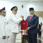 Bupati dan Wabup Pasbar 2025–2030, H. Yulianto, S.H., M.M., dan H. M. Ihpan, Resmi Dilantik oleh Gubernur Mahyeldi