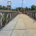 Jembatan Bailey di Bungo Sudah 95 Persen, Bisa Dilalui Saat Arus Mudik
