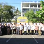 Kapolda Sumbar Laksanakan Penyerahan dan Pemotongan Hewan Qurban Polda Sumbar 1446 H