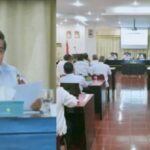 Bupati Agam Ir H Benni Warlis M.M Dt. Tan Batuah Dalam Rapat Apresiasi Capaian Realisasi Fisik Semester I. 2025 Tegaskan Agar Pimpinan OPD Pahami Tupoksi