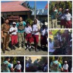 Kebersamaan Satgas Operasi Damai Cartenz dengan Anak-Anak di SD Negeri Mulia, Puncak Jaya