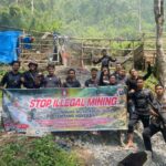 Satgas Anti Ilegal Mining Polres Solok Selatan Sita Peralatan Tambang Emas di Pauh Duo