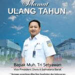 Muh. Tri Setyawan Rayakan Ulang Tahun, Kadivre II PT KAI Sumbar Dikenal Visioner, Humanis, dan Berintegritas