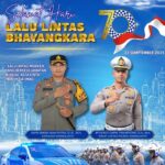 Kapolres Simon Yana Putra dan Kasat Lantas Roy Capri Gaungkan Keselamatan Jalan di Hari Lalu Lintas Bhayangkara ke-70