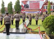 Pejabat Utama Polres Pasaman Barat Berotasi, Kapolres Pimpin Langsung Upacara Pelantikan Dan Sertijab
