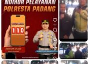Layanan 110 Polresta Padang Kembali Buktikan Kecepatan, Upaya Penarikan Paksa Motor Berhasil Dicegah