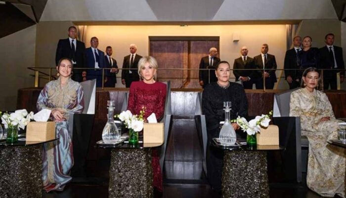 Putri-Putri Kerajaan Maroko dan Brigitte Macron Hadiri Pembukaan Teater Kerajaan Rabat