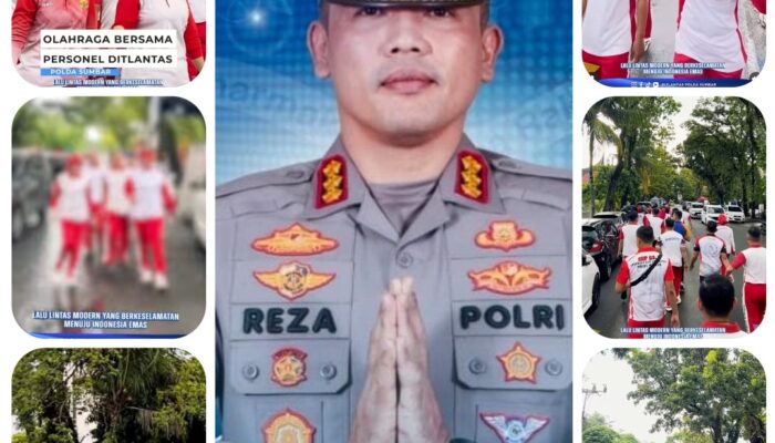 Kebersamaan dalam Olahraga Bersama Ditlantas, Wujud Pembinaan Ala Kombes Pol. H.M. Reza Chairul Akbar Sidiq