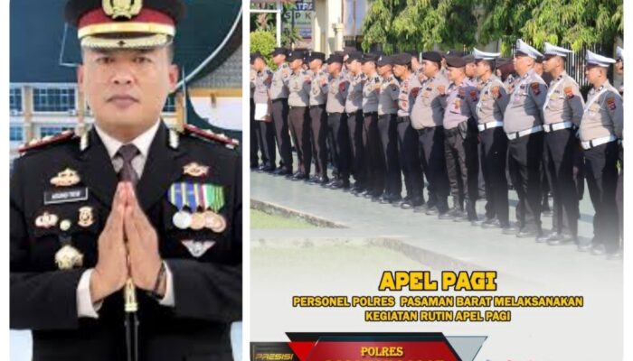 Apel Pagi Tingkatkan Profesionalisme, AKBP Agung Tribawanto Dorong Pelayanan Maksimal
