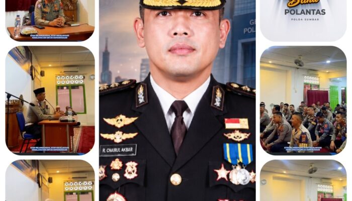 Sentuhan Humanis Dirlantas Sumbar, Kombes Reza Dorong Penguatan Mental dan Etika Anggota