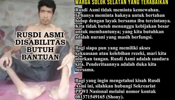 Mengetuk Pintu Langit: Kisah Rusdi Asmi, Pemuda Disabilitas yang Berjuang di Tengah Senyapnya Kepedulian