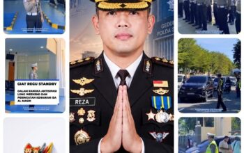 Personel Dirlantas Sumbar Disiagakan Penuh, Kombes Pol. H.M. Reza Chairul Akbar Sidiq Fokus Cegah Kemacetan