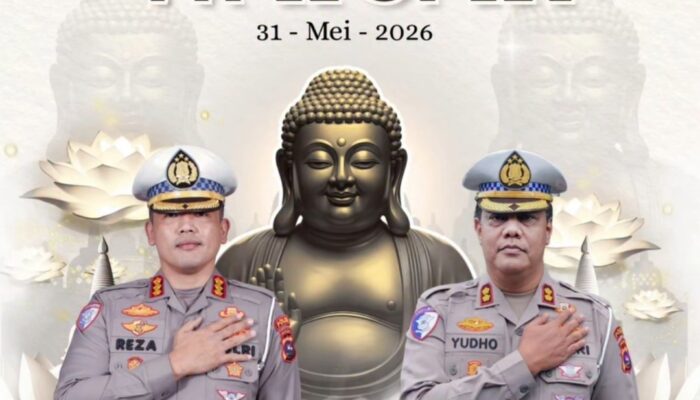 Waisak 2026 Menjadi Pesan Moral, Kombes Pol. H.M. Reza Chairul Akbar Sidiq Dorong Kehidupan yang Lebih Humanis