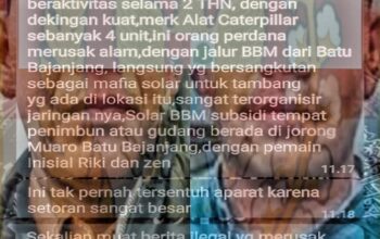 Nama Mulgawendi, Zulfahmi, Riki dan Zen Muncul dalam Laporan Warga Soal Dugaan Tambang dan BBM Subsidi di Garabak Data, LMR-RI Desak APH Bertindak