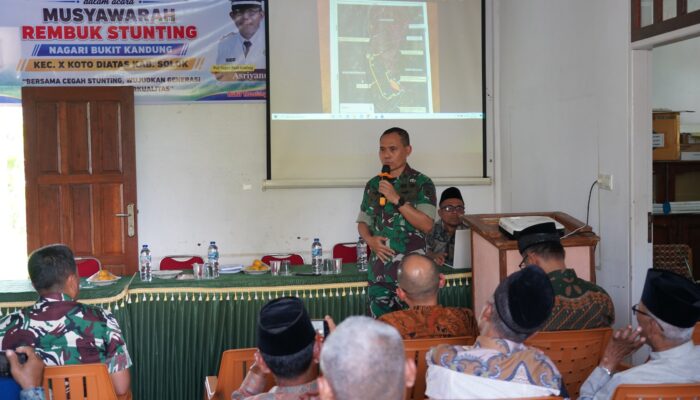 Kunjungi Marshaling Area Yonif TP 951 di Nagari Simawang, Brigjen TNI Aji Mimbarno Beri Motivasi dan Semangat kepada Prajurit