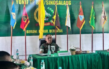 Perkuat Moril dan Profesionalisme Prajurit, Danrem 032/Wirabraja Kunjungi Yonif TP 897/Singgalang