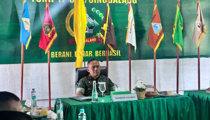 Perkuat Moril dan Profesionalisme Prajurit, Danrem 032/Wirabraja Kunjungi Yonif TP 897/Singgalang