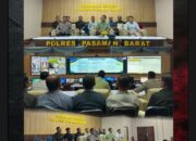 Satreskrim Polres Pasaman Barat Ikuti Monitoring dan Evaluasi serta Sosialisasi Aplikasi AMP dari Pusiknas Bareskrim Polri