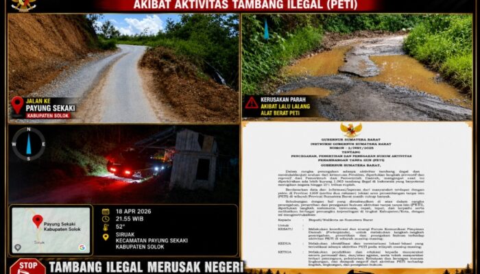PETI Diduga Bebas Beroperasi di Supayang, Simanau dan Sejumlah Nagari di Solok, Nama Oknum Ketua PWI W, Oknum Berbaju Coklat serta Oknum Berbaju Hijau Mencuat dalam Laporan Warga