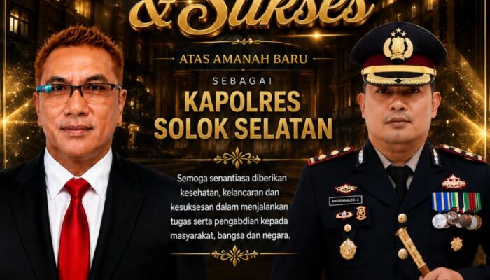 Ketum AWAK RI Herman Tanjung Ucapkan Selamat kepada AKBP Andreanaldo Ademi: Amanah Baru, Pengabdian Baru untuk Masyarakat dan Polri yang Semakin Humanis