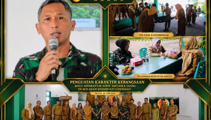Kolonel Inf. Ferry Adianto Tegaskan Penguatan Karakter Kebangsaan ASN, Kodim 0312/Padang Perkokoh Sinergi TNI untuk Rakyat