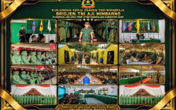 Dari Marshalling Area Yonif TP 897/Singgalang Agam, Danrem 032/Wirabraja Brigjen TNI Aji Mimbarno Kobarkan Semangat Pengabdian Prajurit