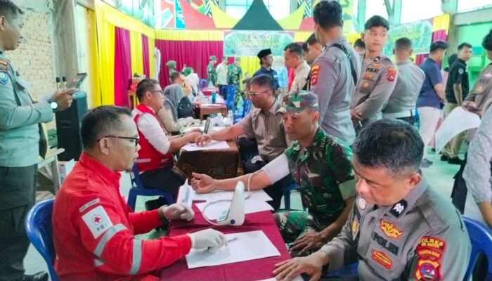 SEMANGAT KEMANUSIAAN DI TMMD ke-129: RATUSAN PENDONOR PENUHI KEBUTUHAAN  STOK DARAH