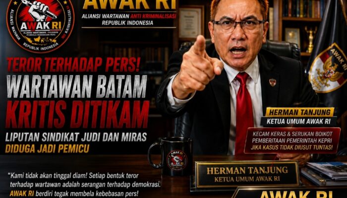 AWAK RI Ambil Sikap Tegas, Serukan Boikot Pemberitaan Pemerintah Kepri Jika Penyidikan Mandek
