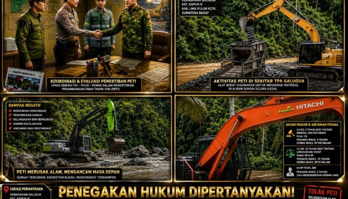 Sorotan untuk Aparat! Aktivitas PETI di Kecamatan Kapur IX Diduga Masih Berlangsung, Lingkungan Terancam Rusak
