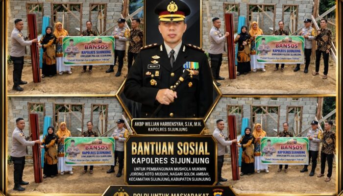 AKBP Willian Harbensyah, S.I.K., M.H. Dorong Semangat Gotong Royong Masyarakat di Jorong Koto Mudiak