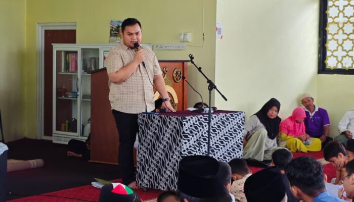 Gevin Apriofaldo Azwin Berbagi Santunan dan Makan Siang Gratis untuk Anak Yatim di Pampangan