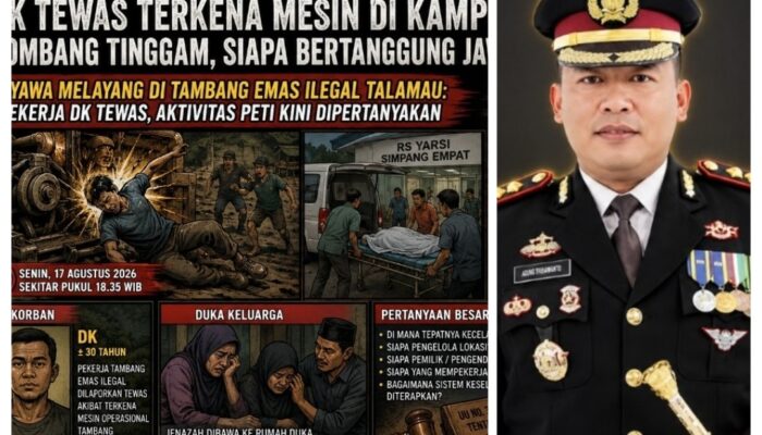 Kapolres AKBP Agung Tribawanto Tegaskan Fakta Kecelakaan DK: Warga Pelintas, Jatuh di Lokasi Bekas Galian Tambang