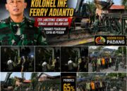 Dandim 0312/Padang Kolonel Inf. Ferry Adianto Pastikan Pengerjaan Jembatan Sungai Jirak Berlanjut