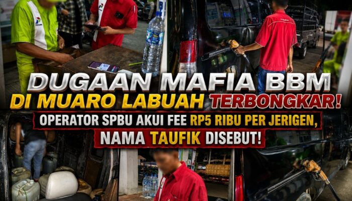 Dugaan Permainan BBM Bersubsidi di Muaro Labuah Mengarah ke Fee Rp5 Ribu per Jerigen, Nama Taufik Disebut