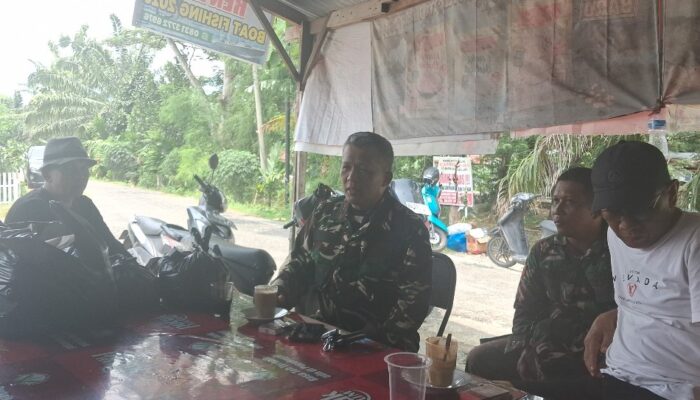 Danramil 04/Lubeg Mayor Arm Febrinaldi Musdar, TNI Hadir Mengabdi di Tengah Masyarakat Pampangan