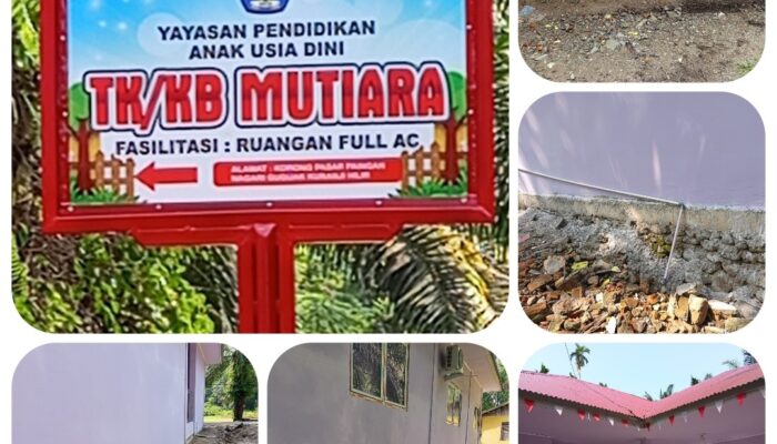 Dana Revitalisasi Rp500 Juta Lebih Disorot, Pembangunan TK/KB Mutiara Pasar Paingan Diminta Diaudit