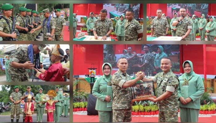 Kunjungi Kodim 0307/Tanah Datar, Danrem 032/Wirabraja Tekankan Profesionalisme dan Kekompakan Prajurit
